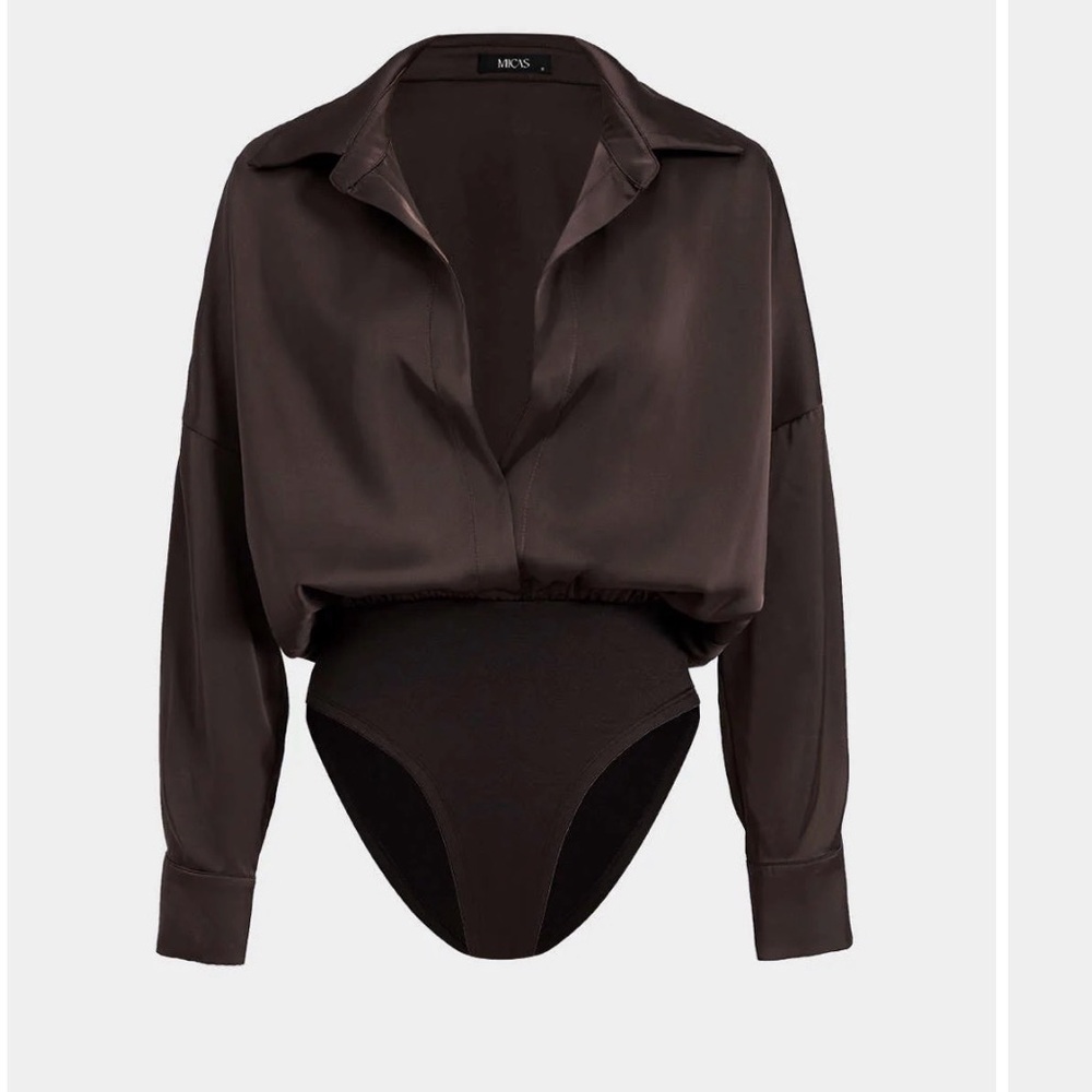 Elegant Brown Bodysuit by MICAS